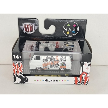 M2 Machines 1:64 Ford Econoline Delivery Van 1965 white